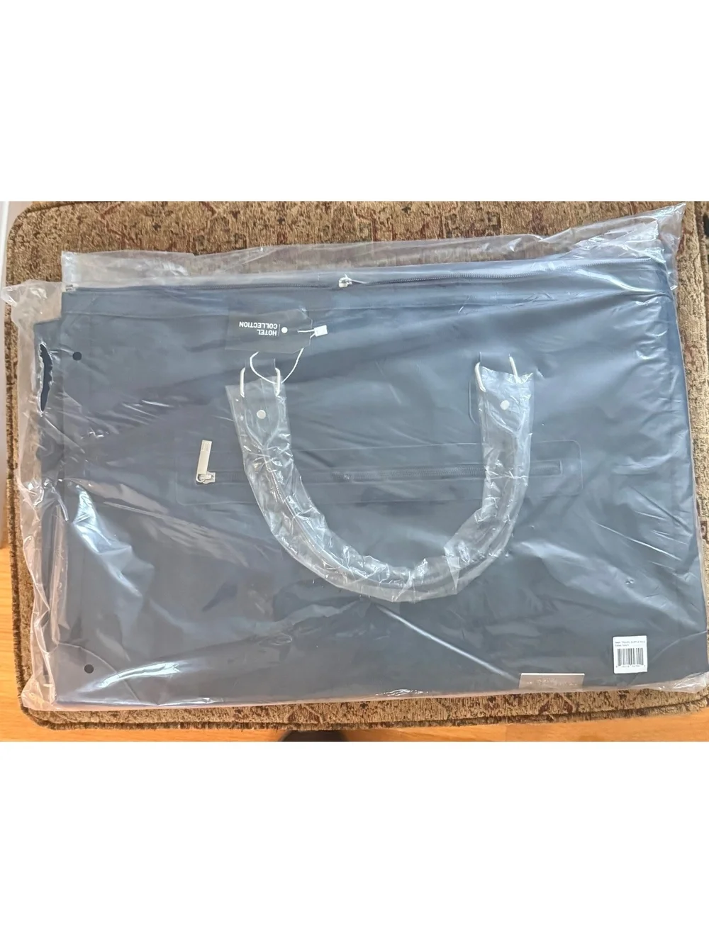 Hotel Collection Navy Travel Duffle Bag - TSA Compliant, Durable, Elegant Design